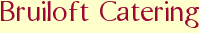 Bruiloft Catering