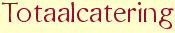 Totaalcatering